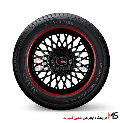 قالپاق اسپرت مشکی دور قرمز