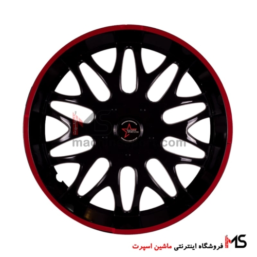 قالپاق سناتور مشکی دور قرمز