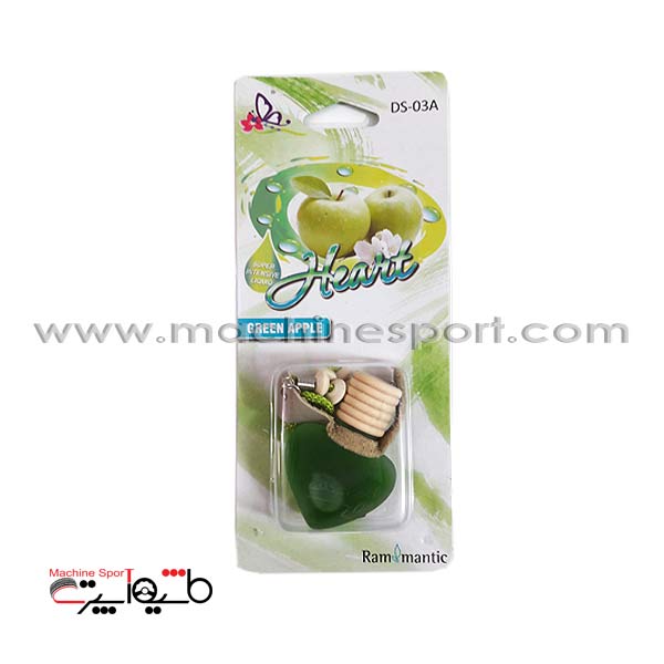 خوشبو کننده آویز قلبی عطر سیب سبز