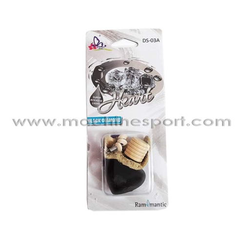 خوشبو کننده آویز قلبی عطر الماس سیاه black Diamond