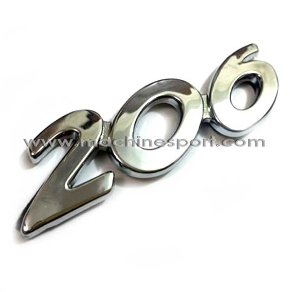 آرم نوشته پژو 206 درب صندوق