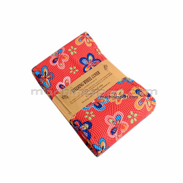 دور فرمان دخترانه طرح گل مدل F3 دور فرمان دخترانه طرح گل مدل F3
