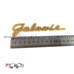 آرم فورد گالکسی به زبان فرانسه یعنی کهکشان طلایی رنگ galaxie