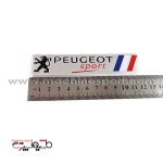 آرم و لوگو پژو اسپرت با طرح پرچم فرانسه PEUGEOT sport
