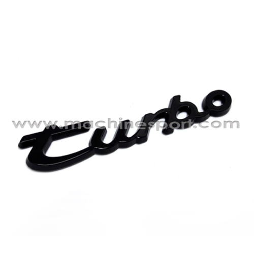 آرم توربو Turbo پورشه مشکی رنگ