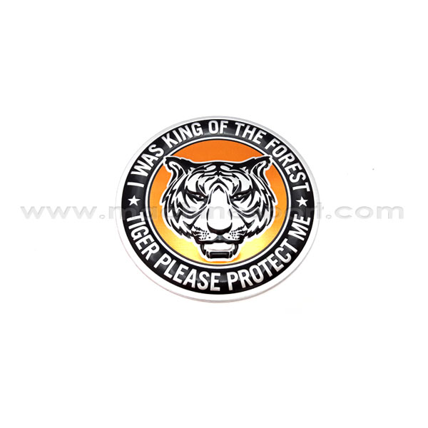 آرم ببر مبارز TIGERLAND قطر 7.5 سانت