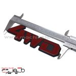 آرم نوشته 4WD قرمز