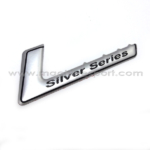 آرم و نوشته مدل silver series نقره ای بنز AMG