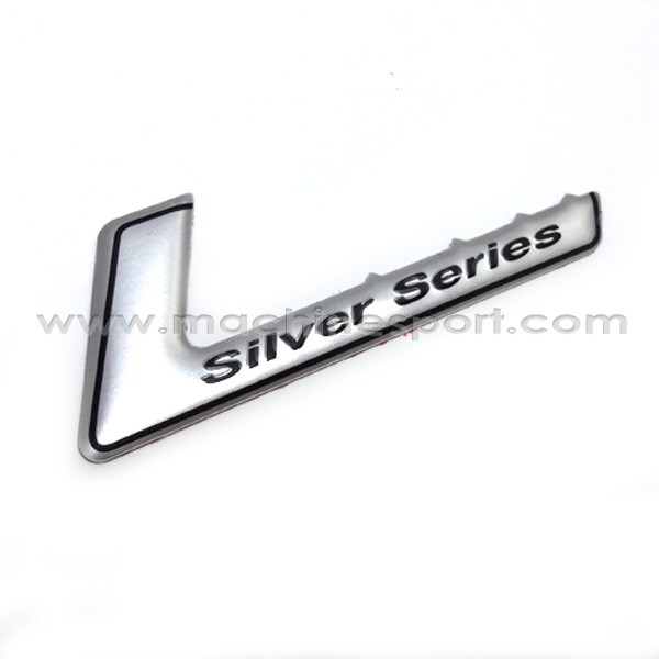 آرم و نوشته مدل silver series نقره ای بنز AMG آرم و نوشته مدل silver series نقره ای بنز AMG