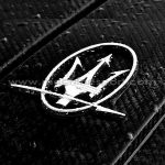 آرم و لوگو مازراتی Maserati سایز 8.6 سانت