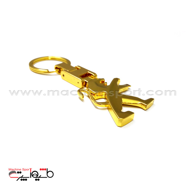 جاسوئیچی پژو PEUGEOT جدید طلایی رنگ