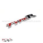 آرم Type-R هوندا سیویک قرمز رنگ سایز 15 سانت
