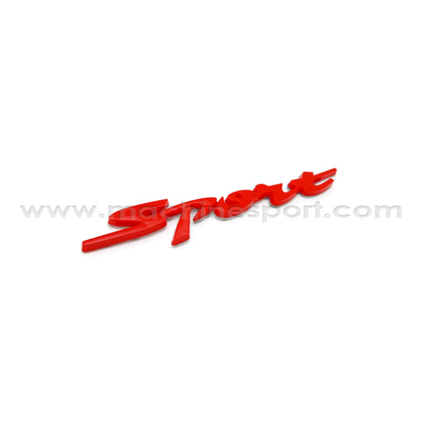 آرم اسپرت Sport سایز 14سانت قرمز رنگ