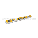 آرم رنجروور ایووک EVOQUE زرد رنگ