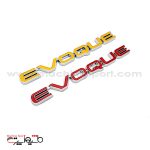 آرم رنجروور ایووک EVOQUE زرد رنگ