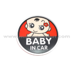 استیکر کودک در ماشین قرمز Baby In Car Sticker