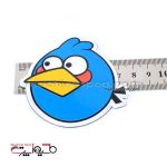 استیکر پرنده خشمگین angry bird آبی