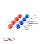 نگین تزیینی وسط قالپاق آبی