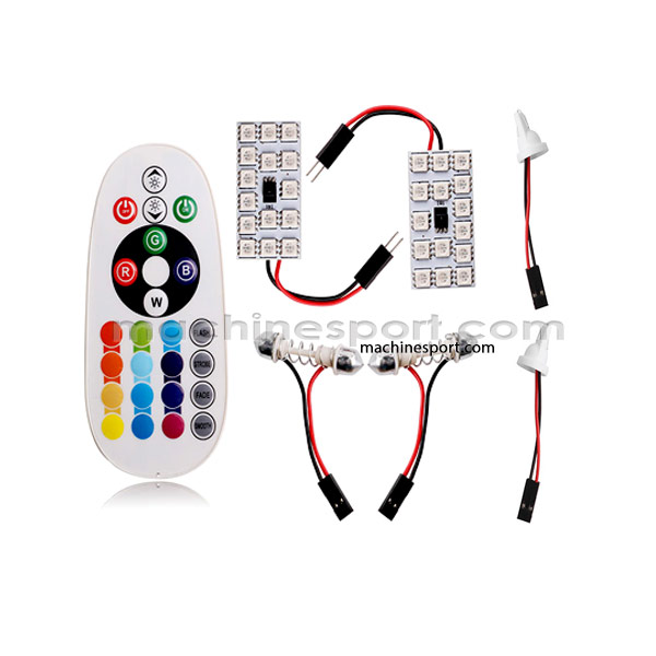 چراغ سقفی ریموت دار RGB با 15 SMD