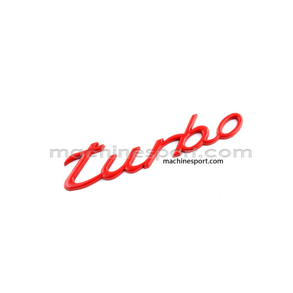 آرم نوشته توربو Turbo سایز 13 سانتی قرمز