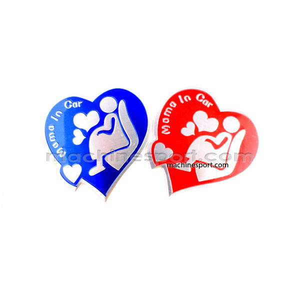 استیکر بانوی باردار در ماشین Mama In Car Sticker استیکر بانوی باردار در ماشین Mama In Car Sticker