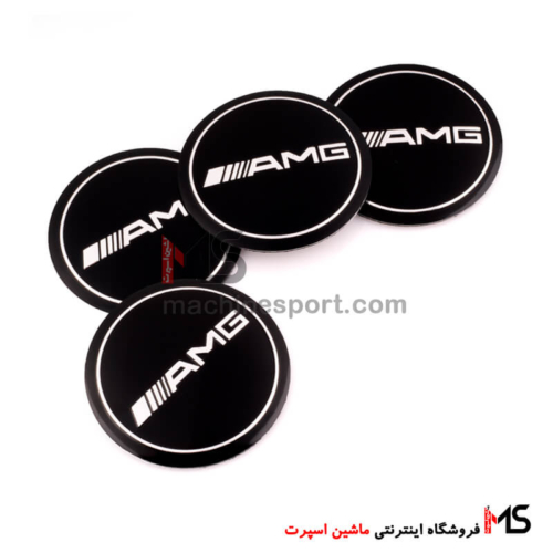 آرم کاپ رینگ AMG مرسدس بنز مشکی