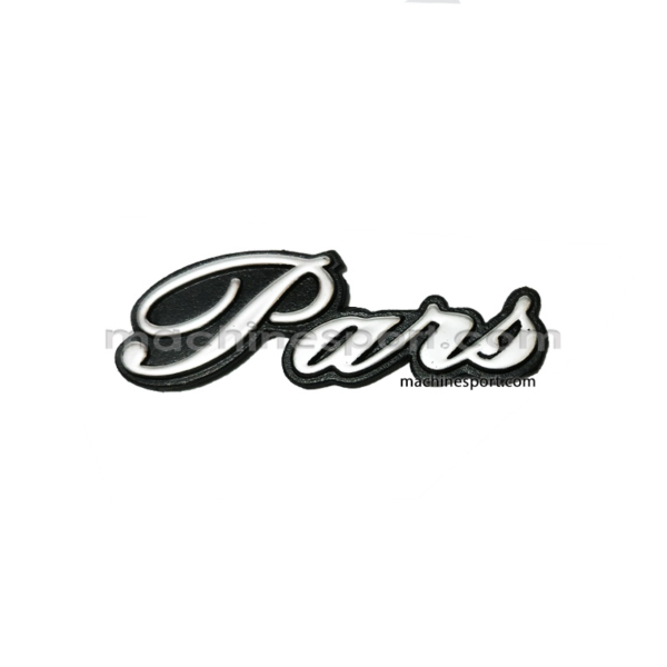 آرم نوشته پارس pars روی گلگیر