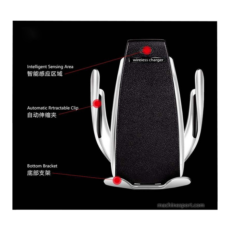 wireless-charger-s5-05 هولدر موبایل هوشمند و شارژر وایرلس