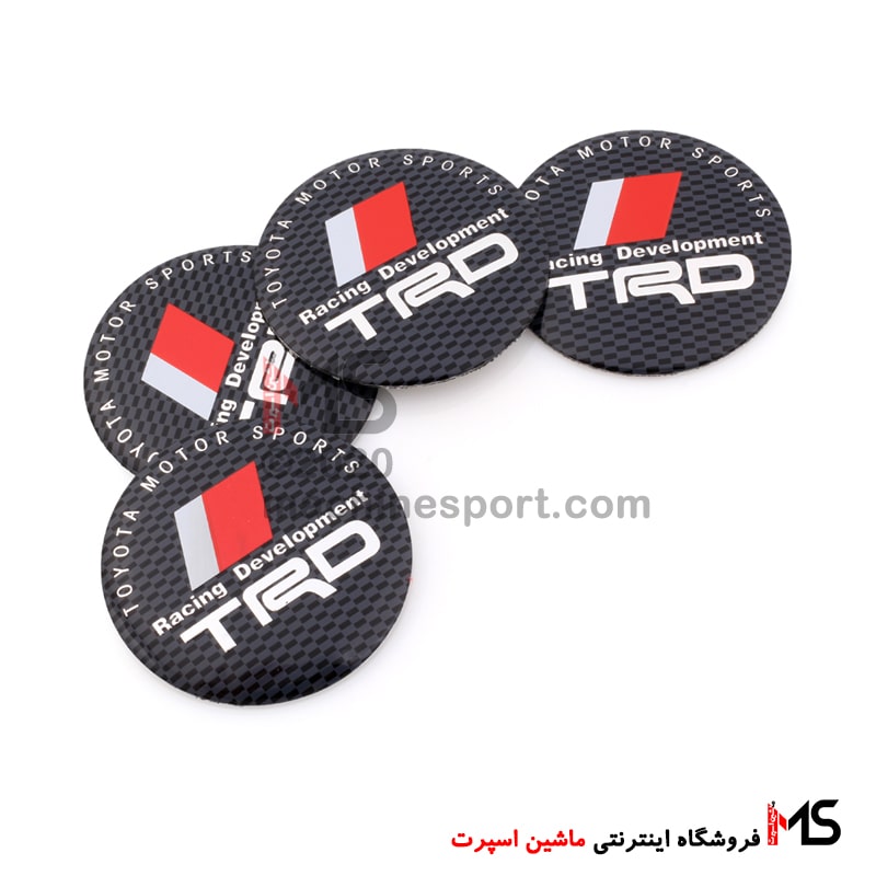 TRD-Toyota-Wheel-Center-Hub-Caps-02 آرم تو رینگی تی آر دی تویوتا TRD