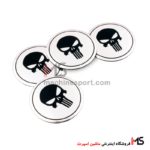 آرم کاپ رینگ طرح جمجمه skull silver