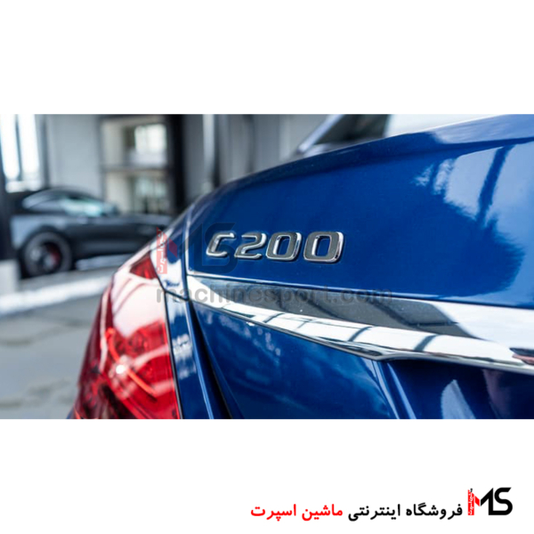آرم نوشته C200 درب صندوق بنز