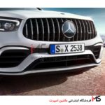 آرم جلو پنجره بنز