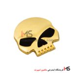 آرم فلزی جمجمه مناسب ماشین و موتورسیکلت