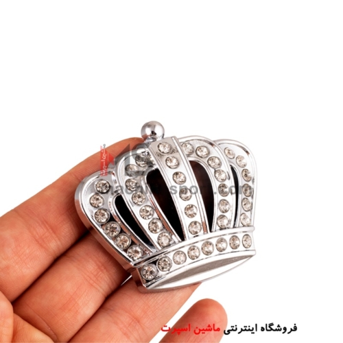 آرم تاج برجسته نگین دار
