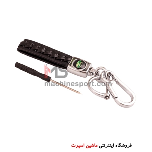 جاسوئیچی بند چرمی بافت لندرور