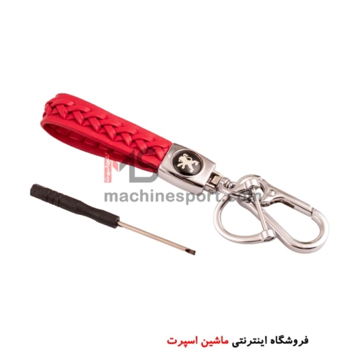 جاسوئیچی بند چرمی بافت پژو