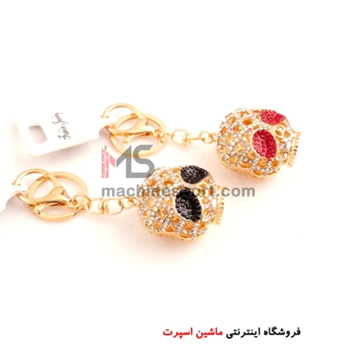 جاسوئیچی اسکلت جمجمه نگین دار