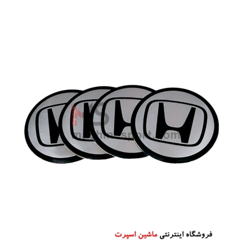 آرم کاپ رینگ طرح هوندا Honda نقره ای