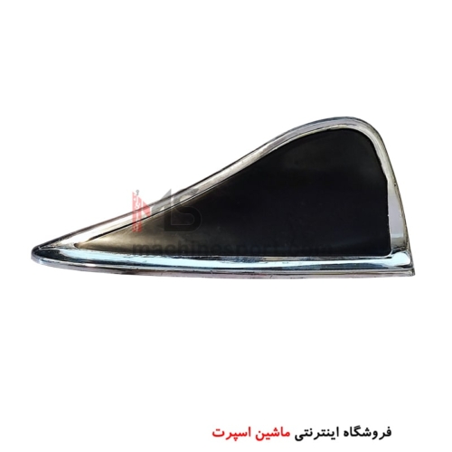 آنتن بال کوسه ای تزئینی مشکی نقره ای