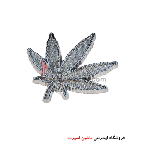 آرم برگ نقره ای طرح دار