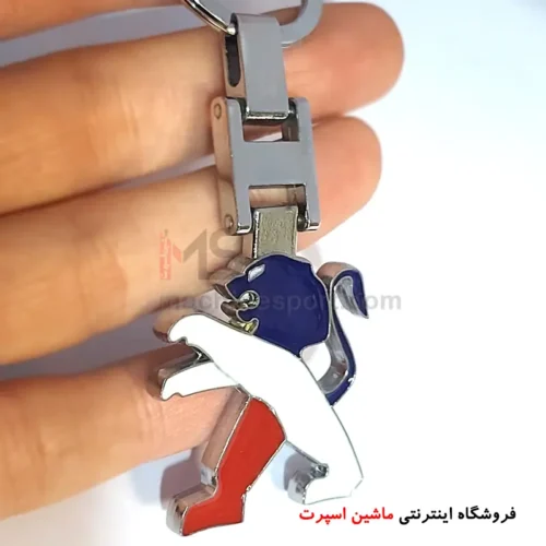 جاسوئیچی پژو سه رنگ پرچمی سه بعدی