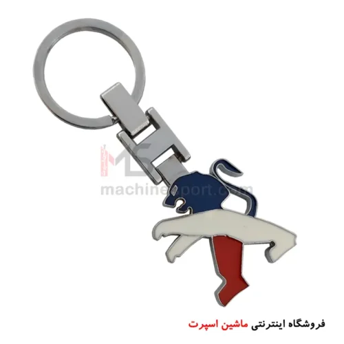 جاسوئیچی پژو سه رنگ پرچمی سه بعدی